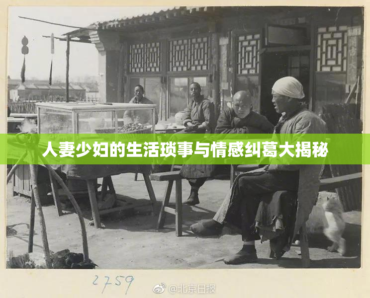 人妻少妇的生活琐事与情感纠葛大揭秘
