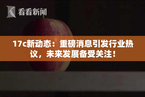 17c新动态：重磅消息引发行业热议，未来发展备受关注！