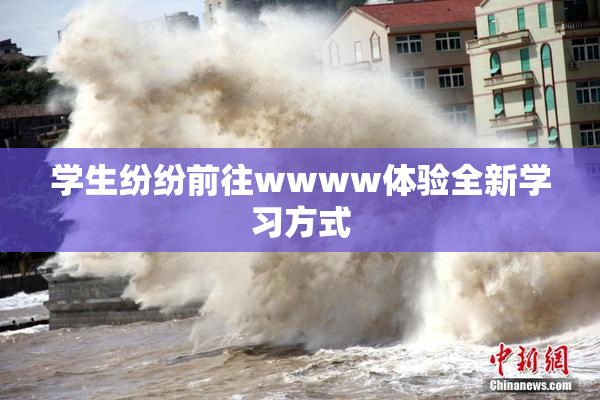 学生纷纷前往wwww体验全新学习方式