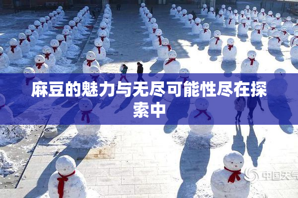 麻豆的魅力与无尽可能性尽在探索中