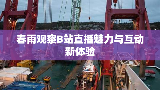 春雨观察B站直播魅力与互动新体验