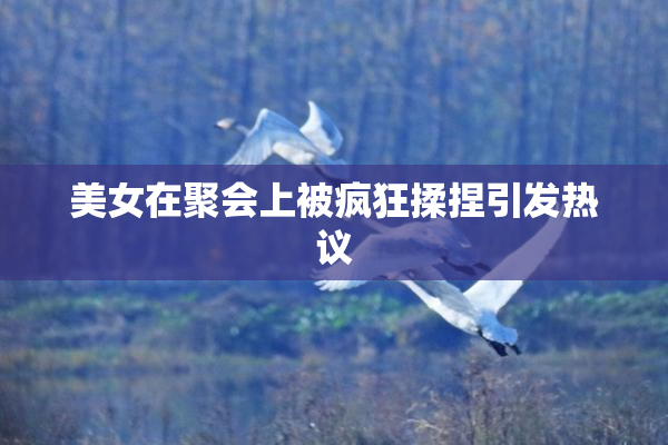 美女在聚会上被疯狂揉捏引发热议
