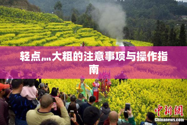 轻点灬大粗的注意事项与操作指南