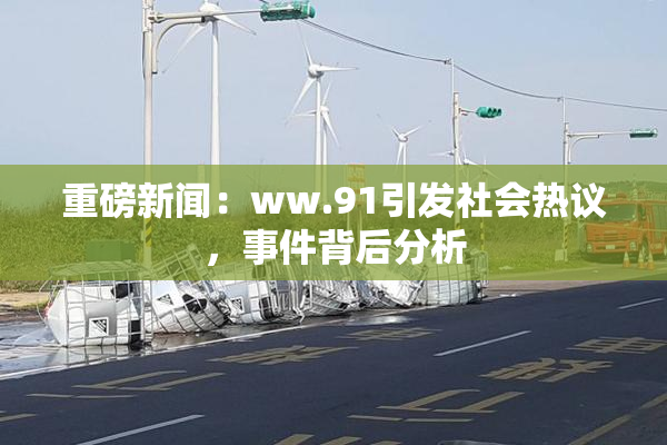 重磅新闻：ww.91引发社会热议，事件背后分析