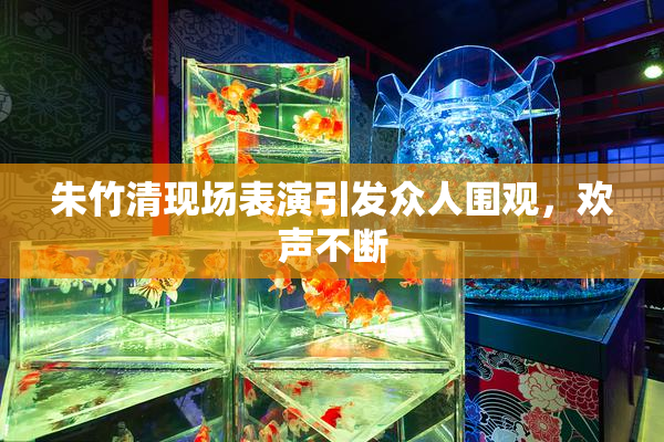 朱竹清现场表演引发众人围观，欢声不断