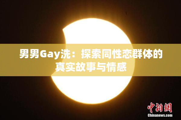 男男Gay洗：探索同性恋群体的真实故事与情感