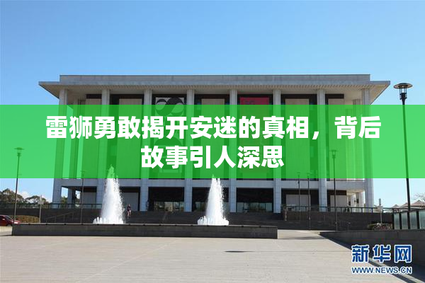 雷狮勇敢揭开安迷的真相，背后故事引人深思