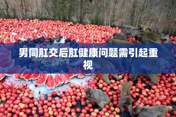 男同肛交后肛健康问题需引起重视