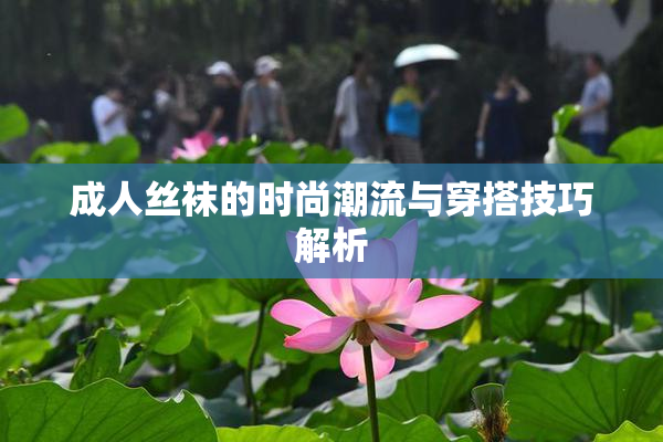 成人丝袜的时尚潮流与穿搭技巧解析