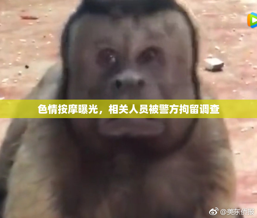 色情按摩曝光，相关人员被警方拘留调查