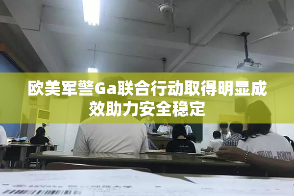 欧美军警Ga联合行动取得明显成效助力安全稳定