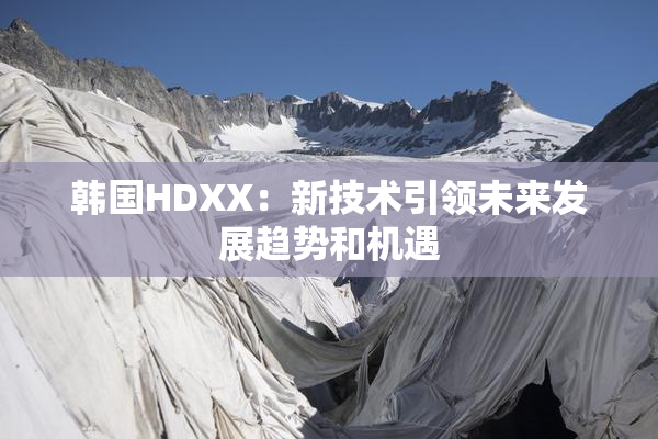韩国HDXX：新技术引领未来发展趋势和机遇