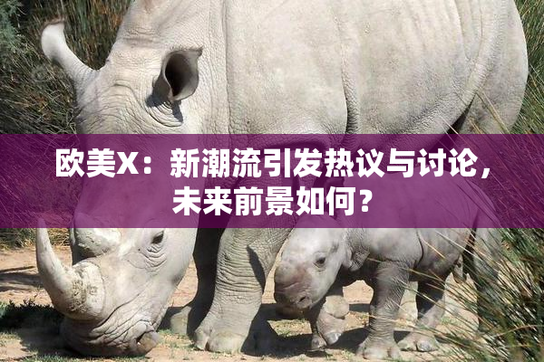 欧美X：新潮流引发热议与讨论，未来前景如何？