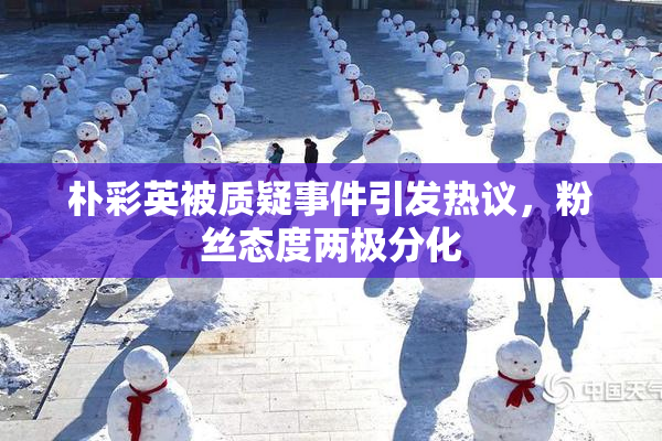朴彩英被质疑事件引发热议，粉丝态度两极分化