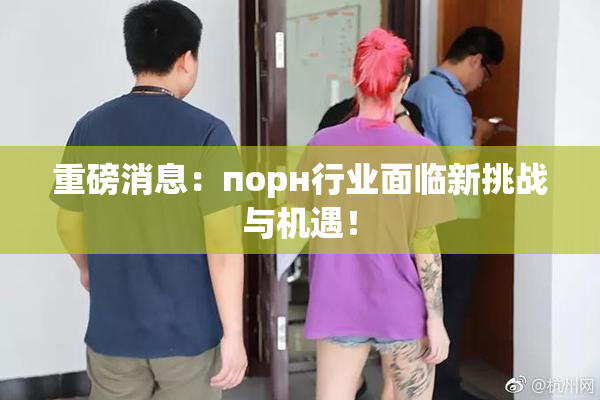 重磅消息：порн行业面临新挑战与机遇！