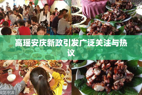 高瑶安庆新政引发广泛关注与热议