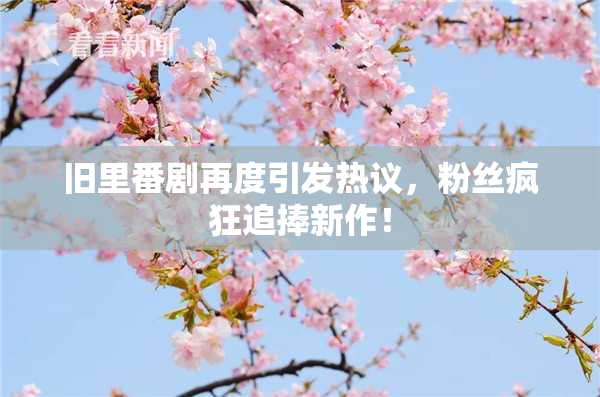 旧里番剧再度引发热议，粉丝疯狂追捧新作！