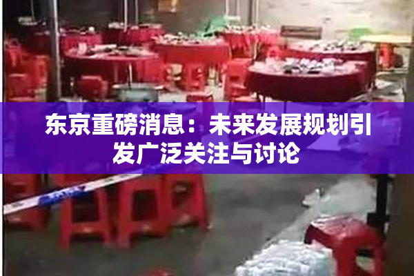 东京重磅消息：未来发展规划引发广泛关注与讨论