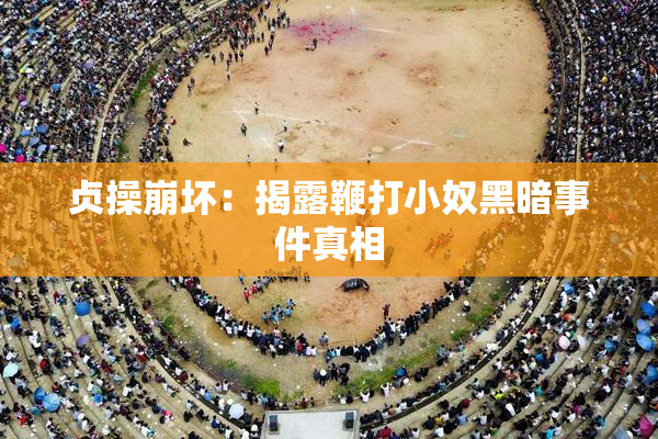 贞操崩坏：揭露鞭打小奴黑暗事件真相