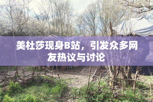 美杜莎现身B站，引发众多网友热议与讨论