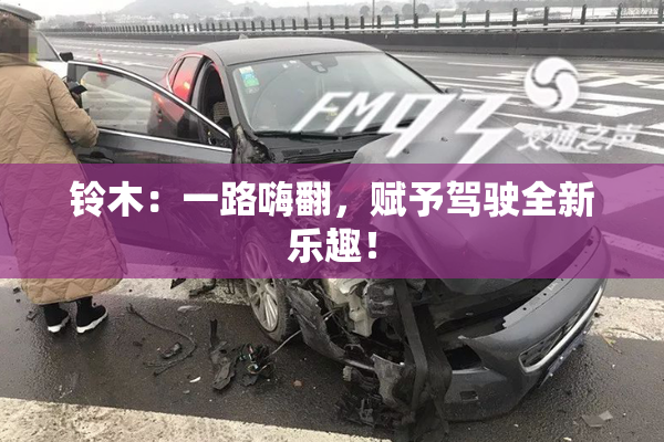 铃木：一路嗨翻，赋予驾驶全新乐趣！