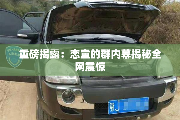 重磅揭露：恋童的群内幕揭秘全网震惊
