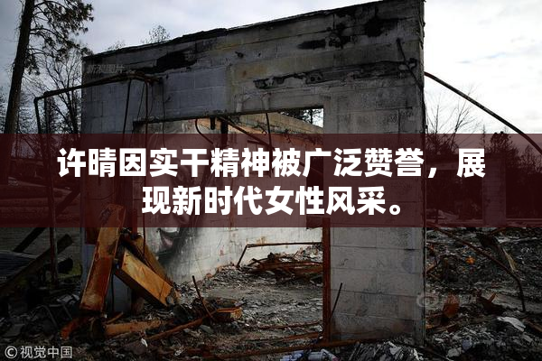 许晴因实干精神被广泛赞誉，展现新时代女性风采。
