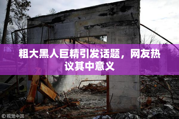 粗大黑人巨精引发话题，网友热议其中意义