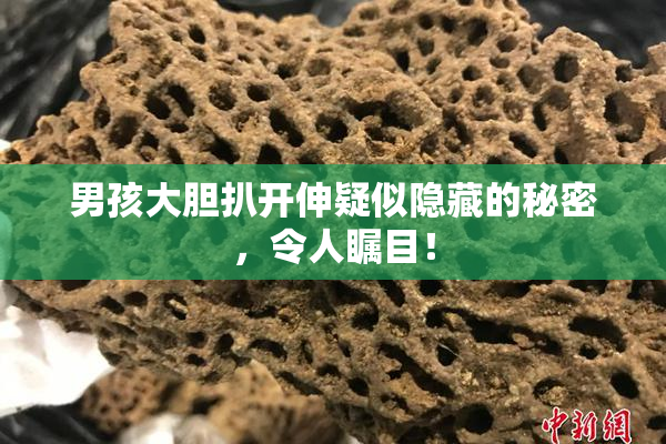 男孩大胆扒开伸疑似隐藏的秘密，令人瞩目！
