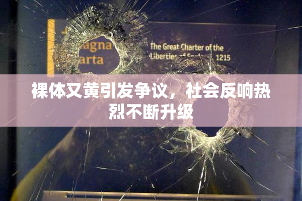 裸体又黄引发争议，社会反响热烈不断升级